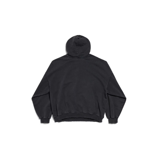 Men's 3b Liquified Hoodie Large Fit In Black Grey